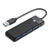 Orico Hub USB-A 4 porty USB-A 3.0 5Gbps czarny (PAPW4A-U3-015-BK-BP)