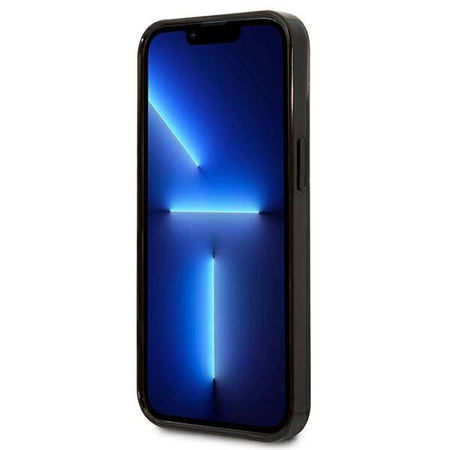 Karl Lagerfeld Gradient Ikonik Karl & Choupette - Etui iPhone 13  mini (czarny) (KLHCP13STGKCK)
