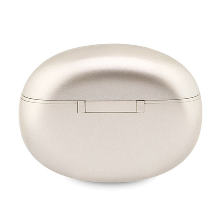 Guess True Wireless Classic EST BT5.3 - Słuchawki TWS + etui ładujące (złoty) (GUTWST50ED)