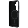 Karl Lagerfeld Saffiano Full Wrapped Elongated Metal Logo MagSafe - Etui do Samsung Galaxy S25 (czarny) (KLHMS25SPSAFWMCK)