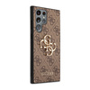 Guess 4G Big Metal Logo - Etui Samsung Galaxy S23 Ultra (brązowy) (GUHCS23L4GMGBR)