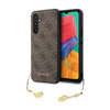 Guess 4G Charms Collection - Etui Samsung Galaxy S23 FE (brązowy) (GUHCS23FEGF4GBR)