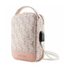 Guess GCube Stripe Travel Universal Bag - Organizer na akcesoria (Różowy) (GUHBHGCFSEP)