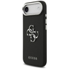 Guess Grained Big 4G Classic Logo - Etui iPhone Air (czarny) (GUHCP17MPG4SMCEK)