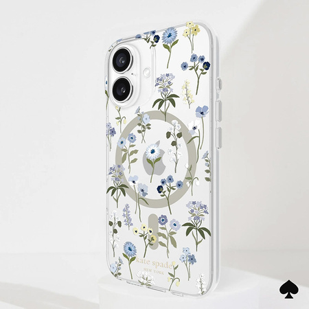 Kate Spade New York Protective MagSafe - Etui iPhone 16 (Precious Bloom) (KS054340)