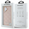Karl Lagerfeld Hot Stamp MagSafe - Etui iPhone 16 (różowy) (KLHMP16SPKHPORPP)