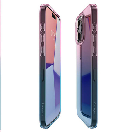 Spigen Liquid Crystal Glitter - Etui do iPhone 15 Pro (Gradation Pink) (ACS06700)