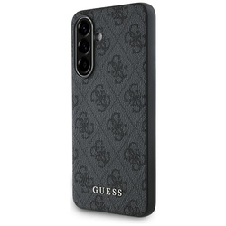 Guess 4G Metal Gold Logo - Etui do Samsung Galaxy A56 5G (czarny) (GUHCSA56G4GFGR)
