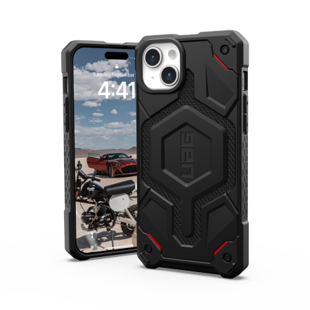 UAG Monarch - obudowa ochronna do iPhone 15 Plus (kevlar black) (114309113940)