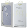 Guess Hot Stamp 4G Pattern Triangle Metal Logo - Etui do iPhone 16 (fioletowy) (GUHCP16SPGP4STRU)