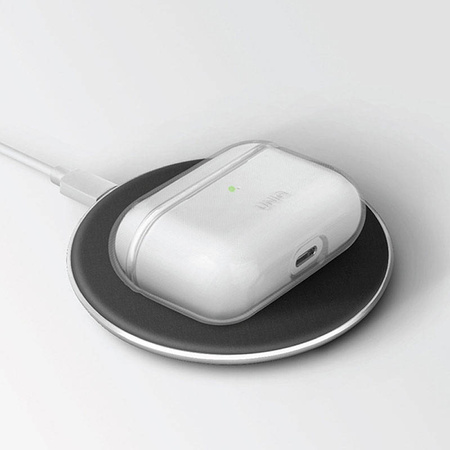 UNIQ Glase - Etui Apple AirPods Pro (smoke) (UNIQ-AIRPODSPRO-GLSGSMK)
