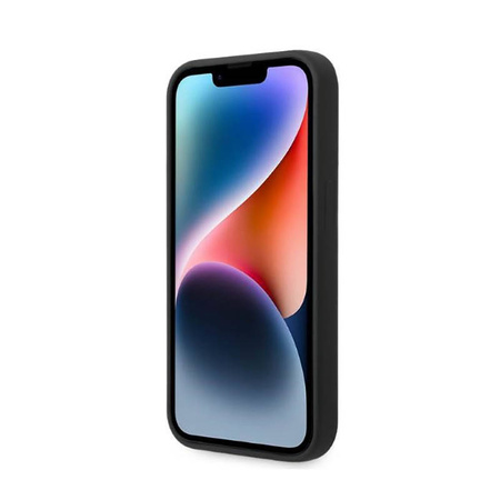 Karl Lagerfeld Liquid Silicone Karl & Choupette MagSafe - Etui iPhone 14 Pro Max (czarny) (KLHMP14XSSKCK)