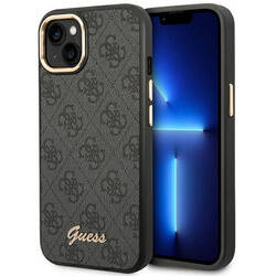 Guess 4G Metal Camera Outline Case – Etui iPhone 14 Plus (Czarny) (GUHCP14MHG4SHK)