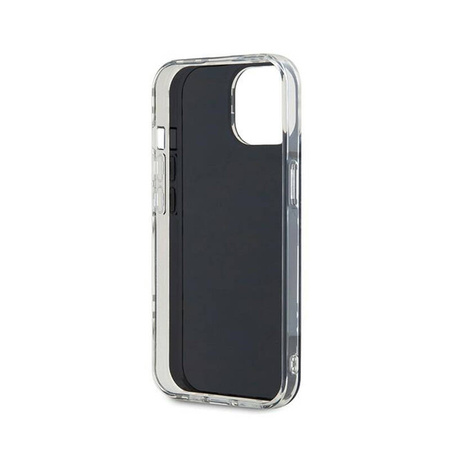 DKNY IML Checkered Mono Pattern - Etui do iPhone 15 / 14 / 13 (czarny) (DKHCP15SHDLCEK)