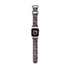 Hello Kitty Silicone Bows & Stripes - Pasek do Apple Watch 38/40/41 mm (czarny) (HKAWMSDIEZK)