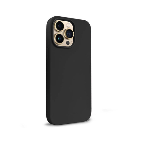 Crong Color Cover - Etui iPhone 14 Pro (czarny) (CRG-COLR-IP1461P-BLK)