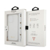 Guess White Pearl Strap - Etui iPhone 13 Pro (przezroczysty) (GUHCP13LKPSWH)