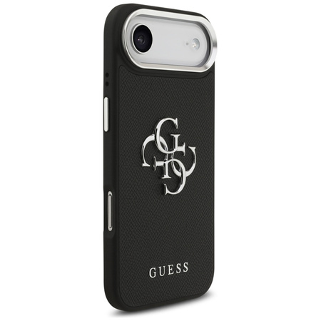 Guess Grained Big 4G Classic Logo - Etui iPhone Air (czarny) (GUHCP17MPG4SMCEK)
