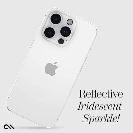Case-Mate Sparkle Lens Protector - Szkło ochronne na aparat iPhone 15 Pro / iPhone 15 Pro Max (Twinkle) (CM051710)