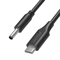 Kabel zasilający do laptopa Dell 65W USB-C - DC4,5 - czarny (C14120BK-1.8M)