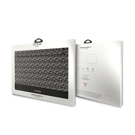 Guess GCube Stripes Computer Sleeve - Etui na notebooka 16" (Czarny) (GUCS16HGCFSEK)