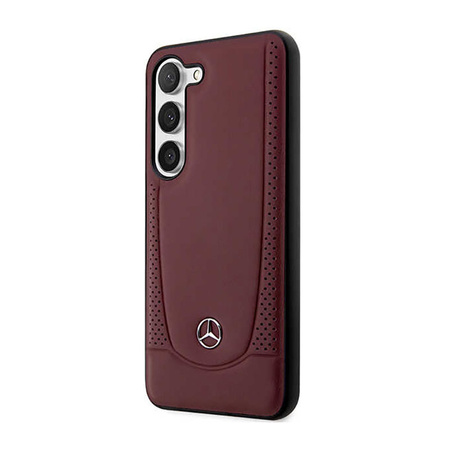Mercedes Leather Urban Line - Etui Samsung Galaxy S23+ (czerwony) (MEHCS23MARMRE)