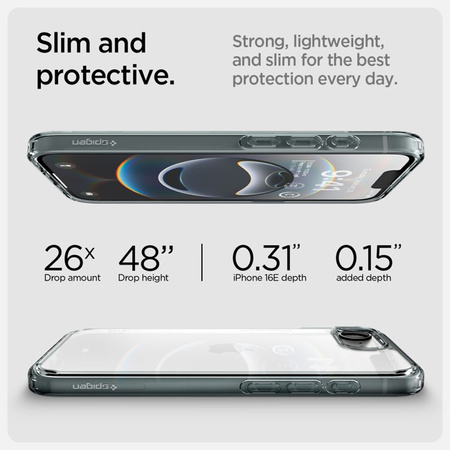 Spigen Ultra Hybrid - Etui do iPhone 16e (Space Crystal) (ACS09531)
