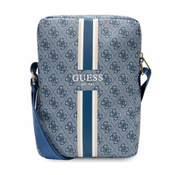 Guess 4G Stripes Tablet Bag - Torba na tablet 10" (Niebieski) (GUTB10P4RPSB)
