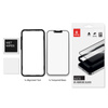 Crong 3D Armour Glass - Szkło hartowane iPhone 16e / iPhone 14 / iPhone 13 / iPhone 13 Pro + ramka instalacyjna (CRG3DAGIP1661E)