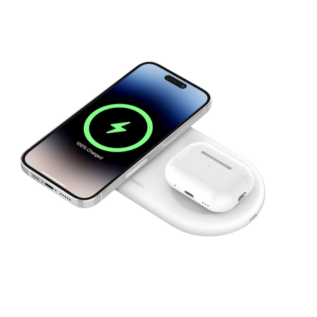 Belkin Bezprzewodowa podkładka ładująca Qi2 15W - biała (WIZ021VFWH)