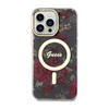 Guess Flower MagSafe - Etui iPhone 14 Pro Max (Zielony) (GUHMP14XHCFWSA)