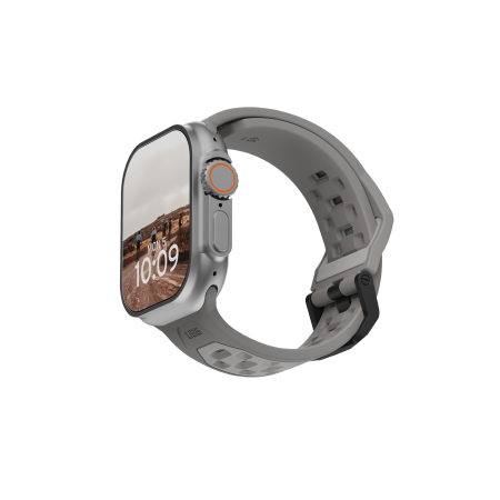 UAG Civilian - silikonowy pasek do Apple Watch seria: 1-3, 42mm / 4-6 & SE 1-2, 44mm / 7-9, 45mm / 10, 46mm / Ultra 1-2, 49mm (titanium) (194002113636)