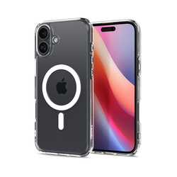 Spigen Ultra Hybrid Mag MagSafe - Etui do iPhone 16 (Biały) (ACS08205)