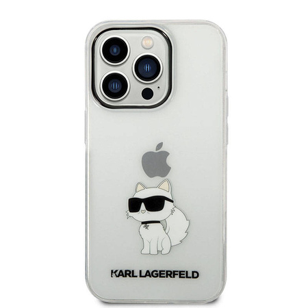 Karl Lagerfeld IML NFT Choupette - Etui iPhone 14 Pro (przezroczysty) (KLHCP14LHNCHTCT)