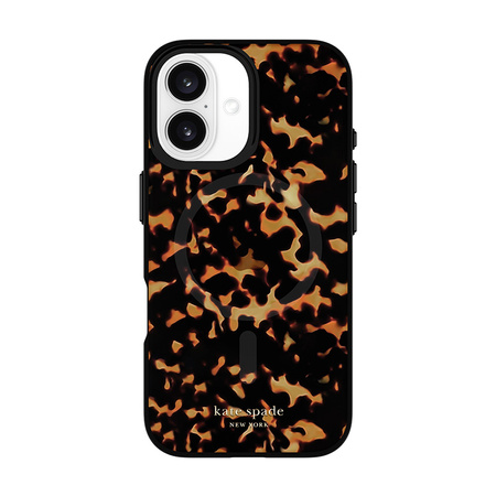 Kate Spade New York Protective MagSafe - Etui iPhone 16 (Tortoise) (KS054348)