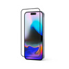 Crong Anti-Bacterial 3D Armour Glass - Szkło hartowane 9H Full Glue do iPhone 16 Pro + ramka instalacyjna (CRGAB3DAGIP1663P)
