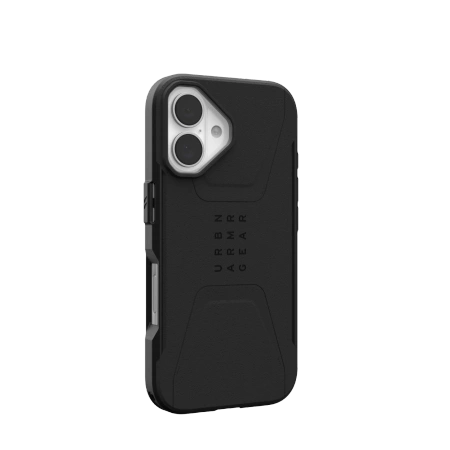 UAG Civilian Magsafe - obudowa ochronna do iPhone 16 kompatybilna z MagSafe - czarny (114446114040)