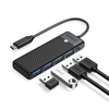 Orico Hub USB-C 4 porty USB-A 3.0 5Gbps czarny (PAPW4A-C3-015-BK-EP)