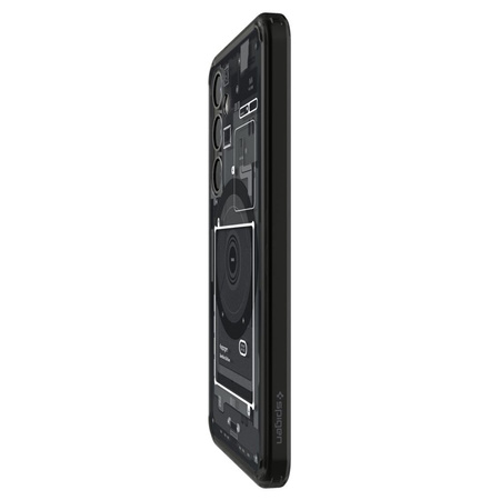 Spigen Ultra Hybrid Mag MagSafe - Etui do Samsung Galaxy S25 (Zero One Black) (ACS09003)
