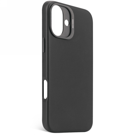 Decoded Leather Backcover - skórzana obudowa ochronna do iPhone 16 Plus kompatybilna z MagSafe (black) (D25IPO16PLBC1BK)