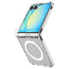 Spigen Ultra Hybrid Pro Mag MagSafe - Etui do Samsung Galaxy Z Flip 7 (Clear/White) (ACS09559)