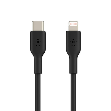 Belkin Kabel PVC USB-C/Lightning 1m, czarny (CAA003BT1MBK)
