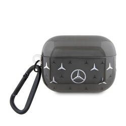 Mercedes Large Star Pattern - Etui AirPods Pro 2 (czarny) (MEAP28DPMGS)