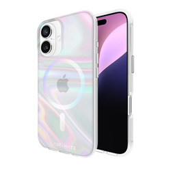 Case-Mate Soap Bubble MagSafe - Etui iPhone 16 (Iridescent) (CM054330)