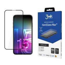 3mk HardGlass Max - Szkło hartowane do iPhone 15 Pro (Czarny) (3MK_5903108529082)