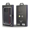 Audi Carbon Fiber Stripe - Etui iPhone 14 Pro Max (Czarny) (AUS-TPUPCIP14PM-R8/D1-BK)