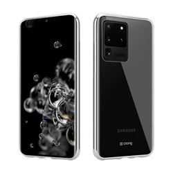 Crong Crystal Slim Cover - Etui Samsung Galaxy S20 Ultra (przezroczysty) (CRG-CRSLIM-SGS20U-TRS)