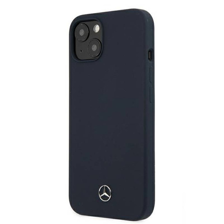 Mercedes Silicone Line - Etui iPhone 13 mini (granatowy) (MEHCP13SSILNA)