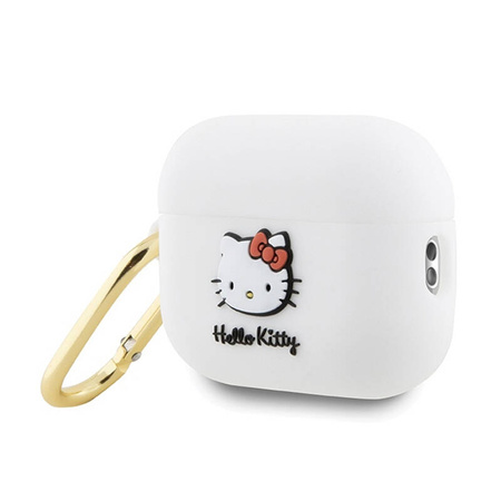 Hello Kitty Silicone 3D Kitty Head - Etui AirPods Pro 2 (biały) (HKAP23DKHSH)