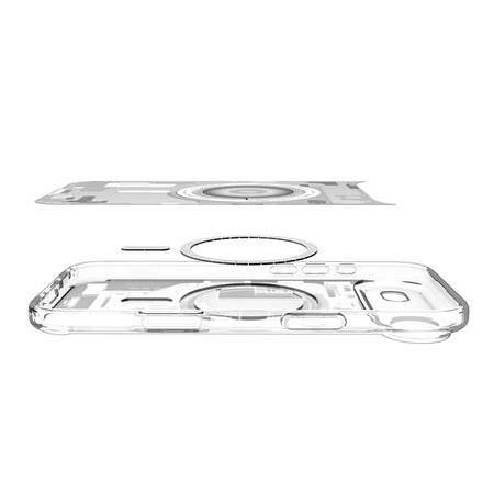 Spigen Ultra Hybrid Mag MagSafe - Etui do iPhone Air (Zero One White) (ACS10318)